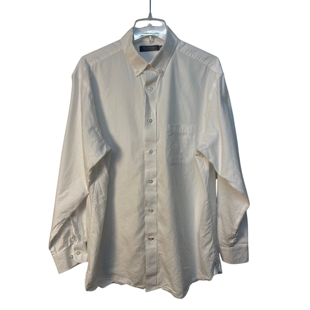 Daniel Cremieux Men's Dress Shirt Color White Size L